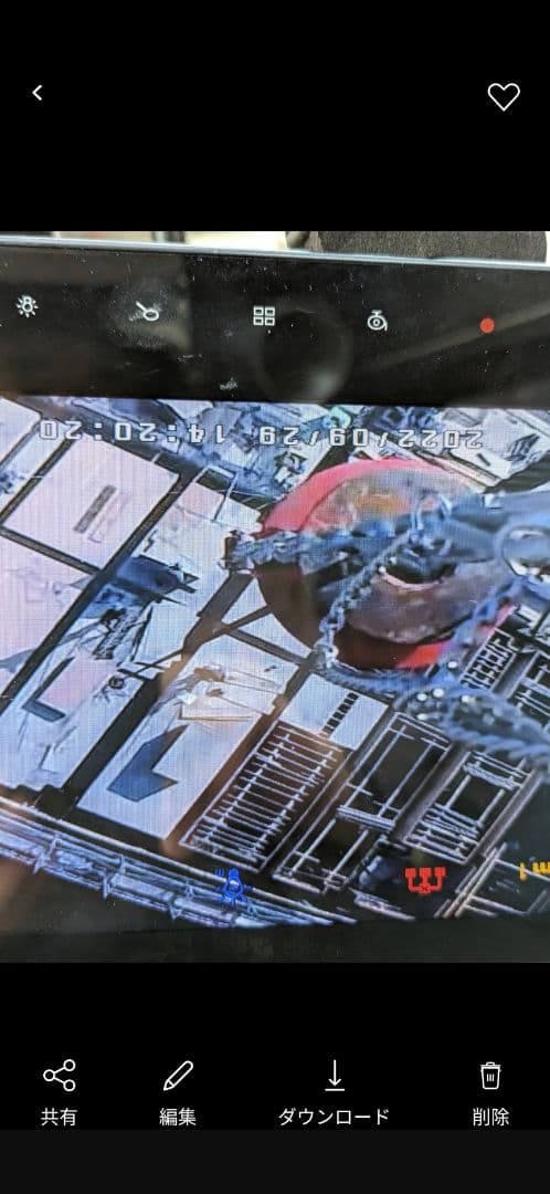 ラフタークレーン用　　KATO　TADANO　　　　無線カメラ　ズーム機能あり