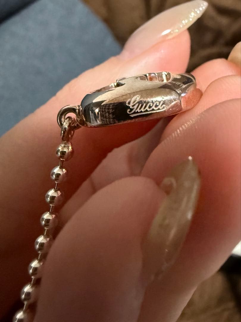 GUCCI ハート型ペンダント ネックレス