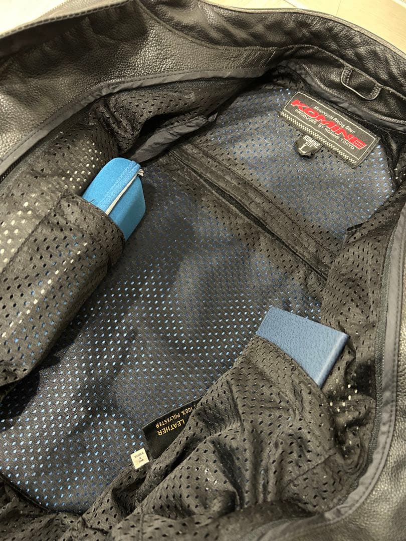 KOMINE コミネ　革ツナギ レーシングスーツ　Ｌサイズ