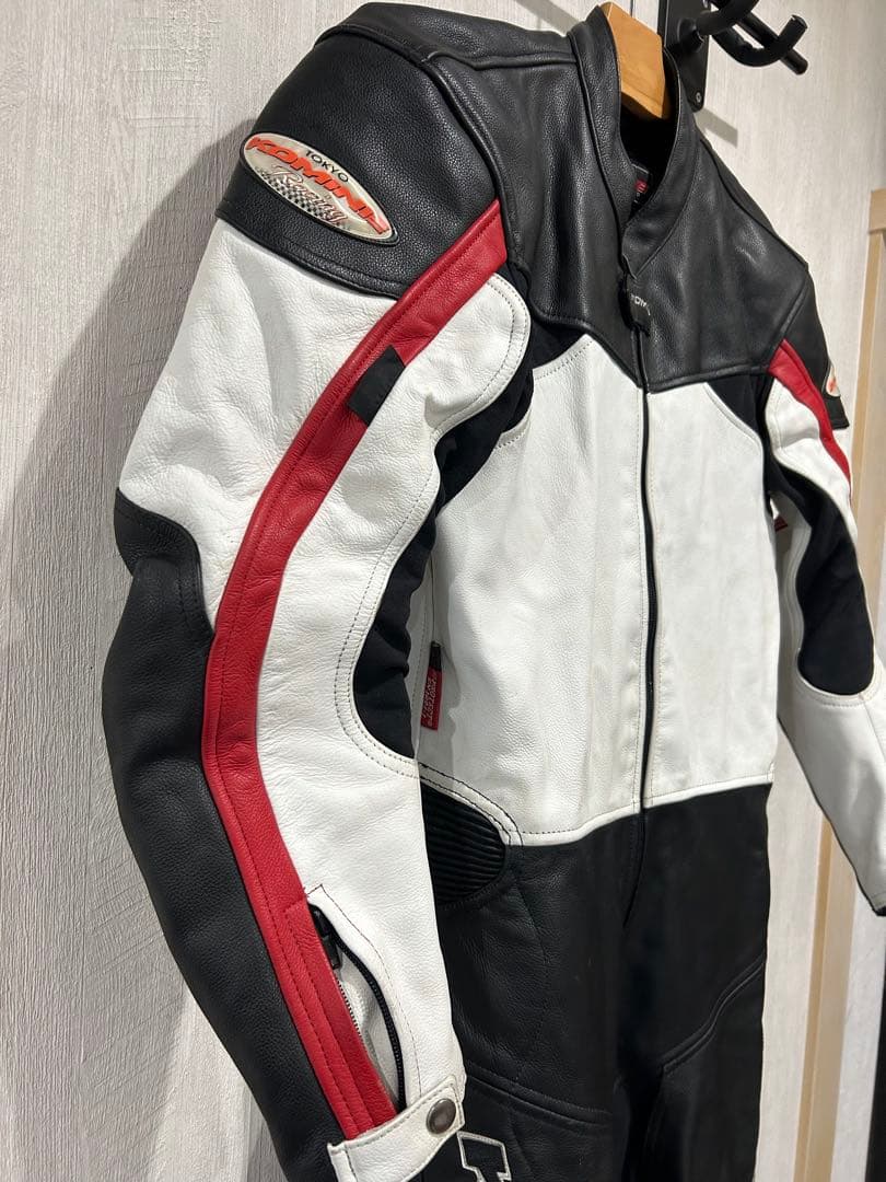 KOMINE コミネ　革ツナギ レーシングスーツ　Ｌサイズ