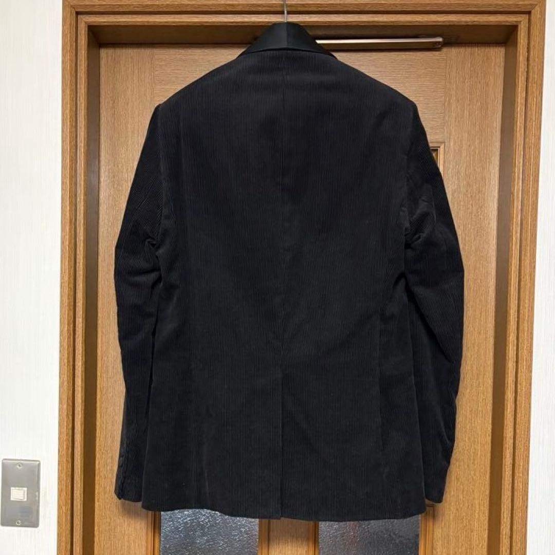 希少 ヴェロニクブランキーノ コーデュロイ ショールカラージャケット 黒