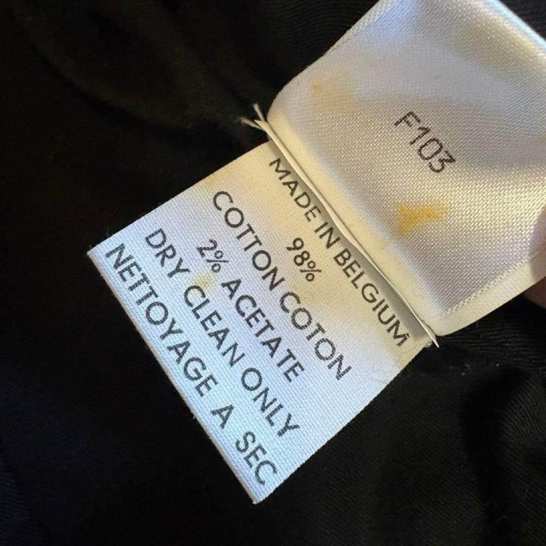 希少 ヴェロニクブランキーノ コーデュロイ ショールカラージャケット 黒