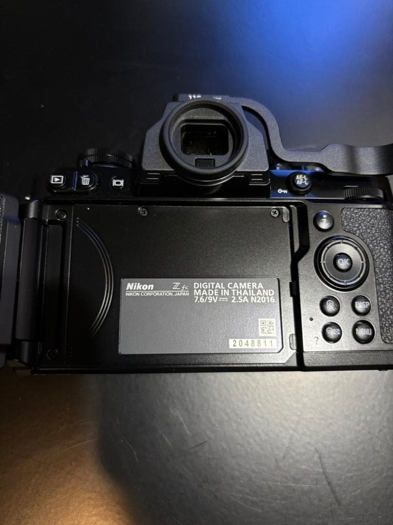 Nikon Z fc 16-50 VR レンズキット　黒　中古　一部欠品