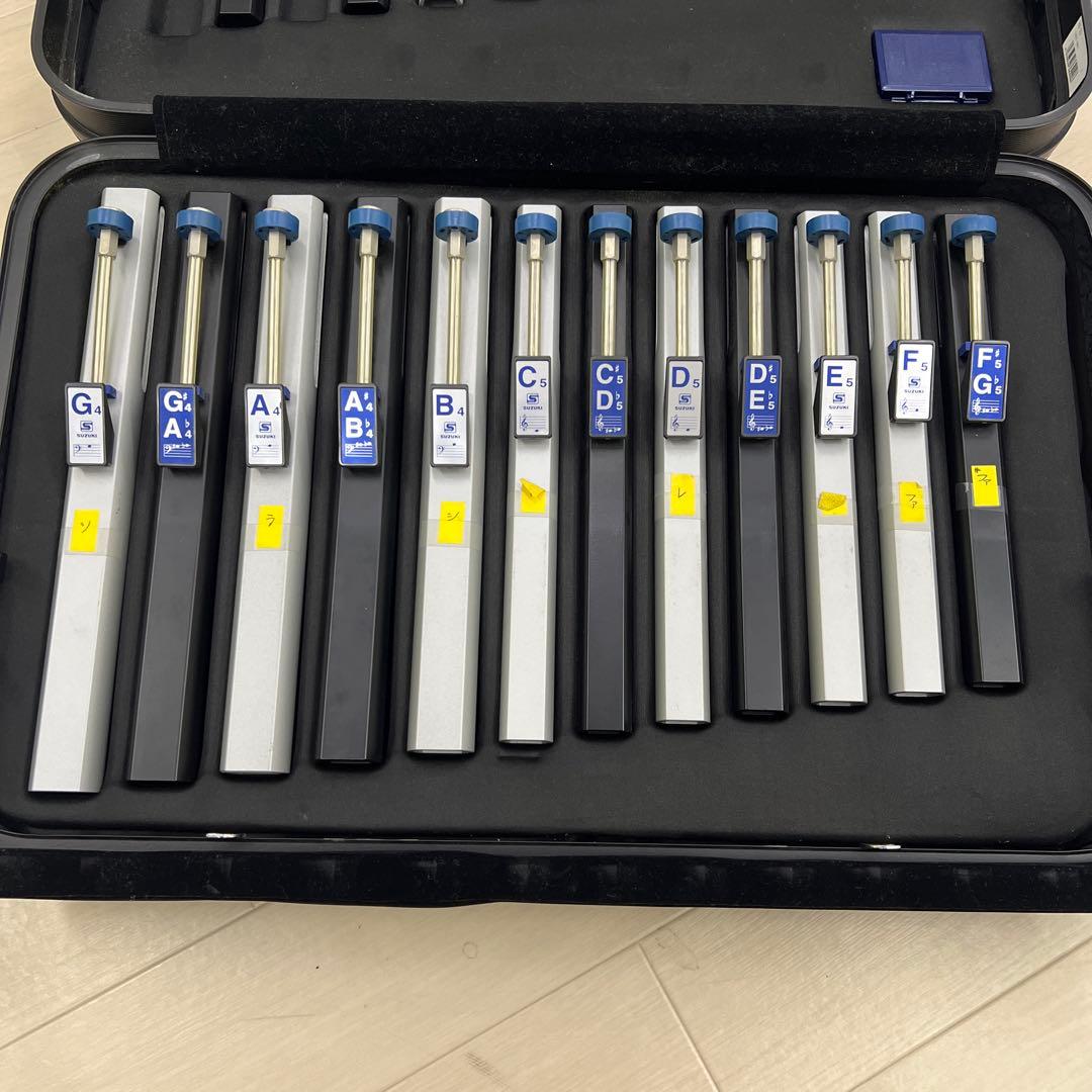 SUZUKI 音階　トーンチャイム　12本セット