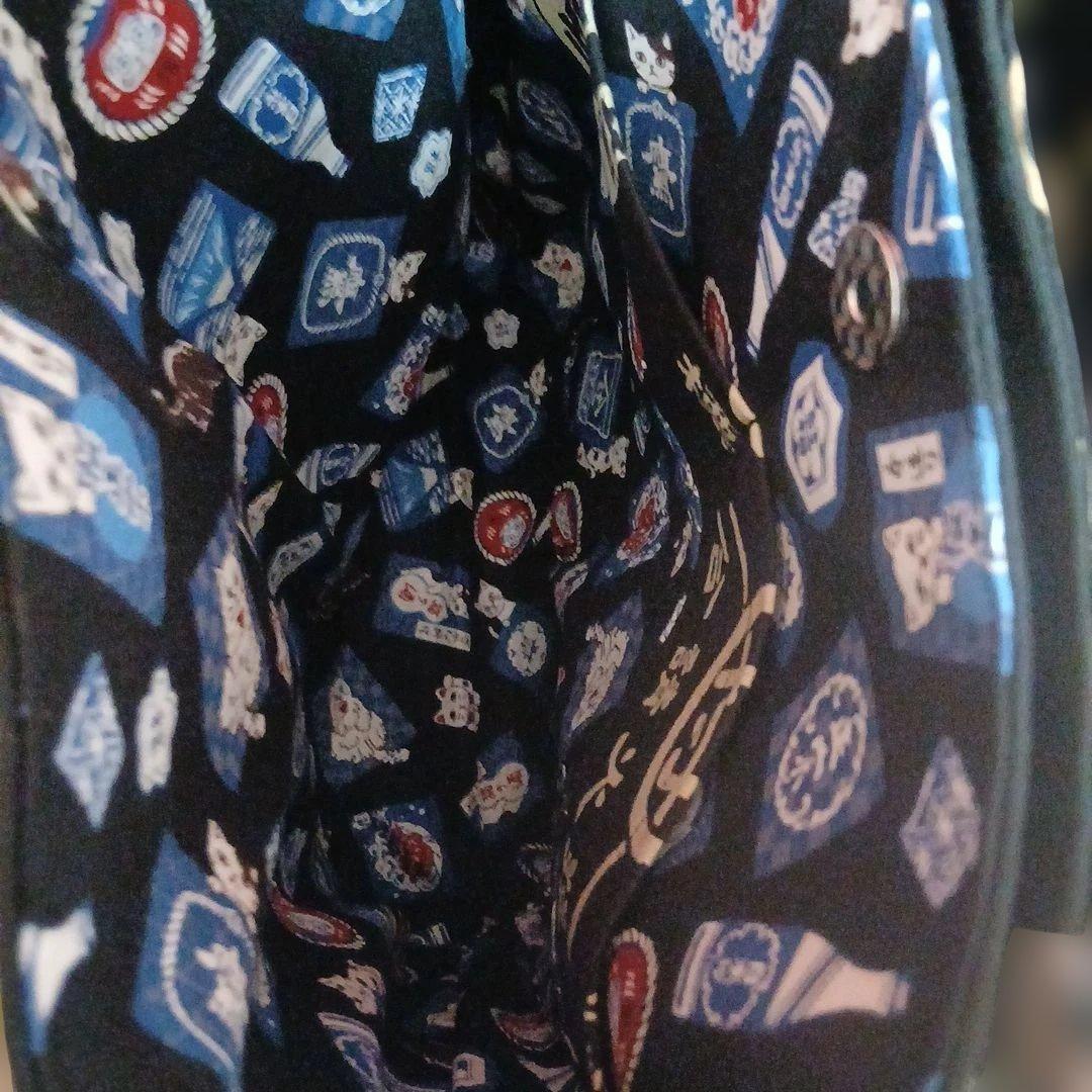 たかまさレトロ柄のトートバッグハンドメイド