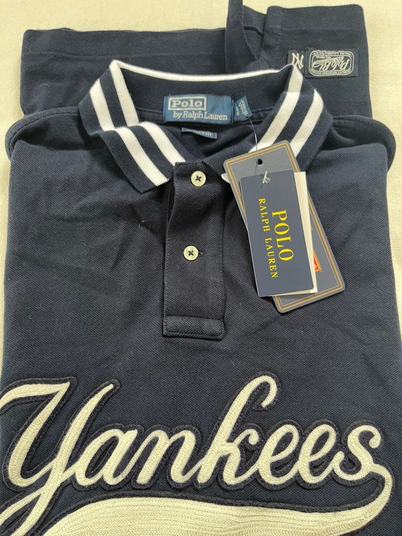 新品未使用タグ付ラルフローレンMLBコラボポロシャツ