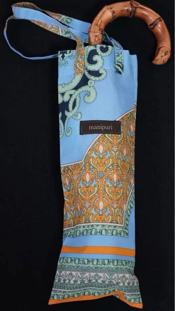 マニプリ　manipuri スカーフ柄　晴雨兼用傘