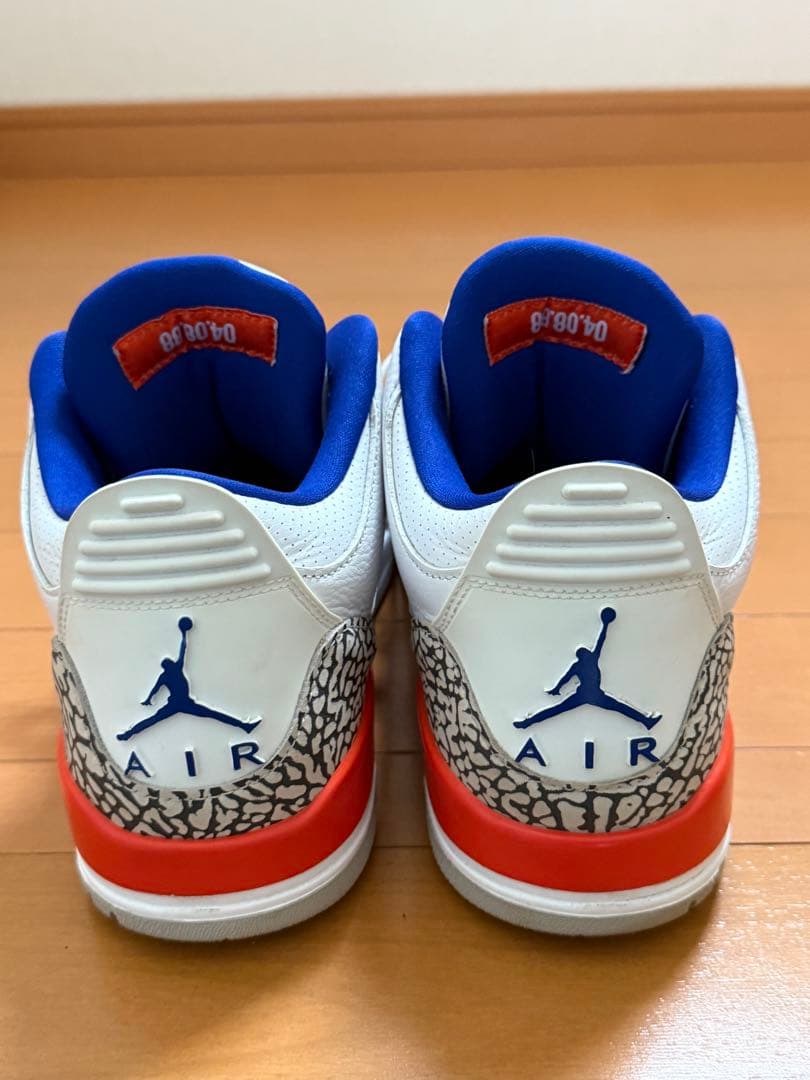 Air Jordan 3 ホワイト/オレンジ/ブルー