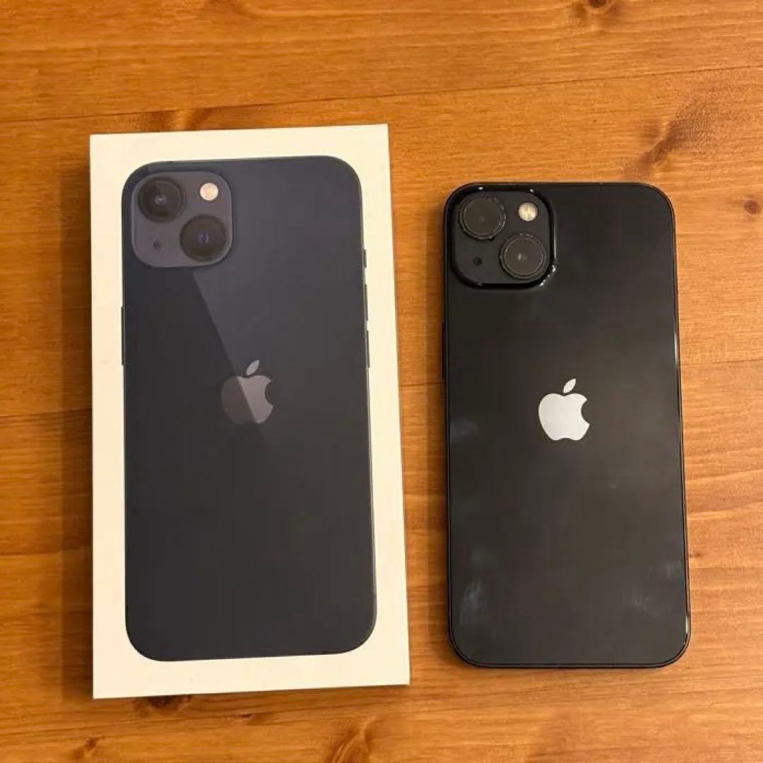 【ジャンク】iPhone13 128GB ミッドナイト 画面剥がれ 充電不可