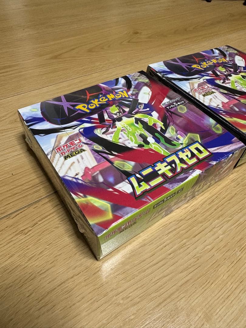 ポケモンカードゲーム ムニキスゼロ　2箱　新品未開封シュリンク付き