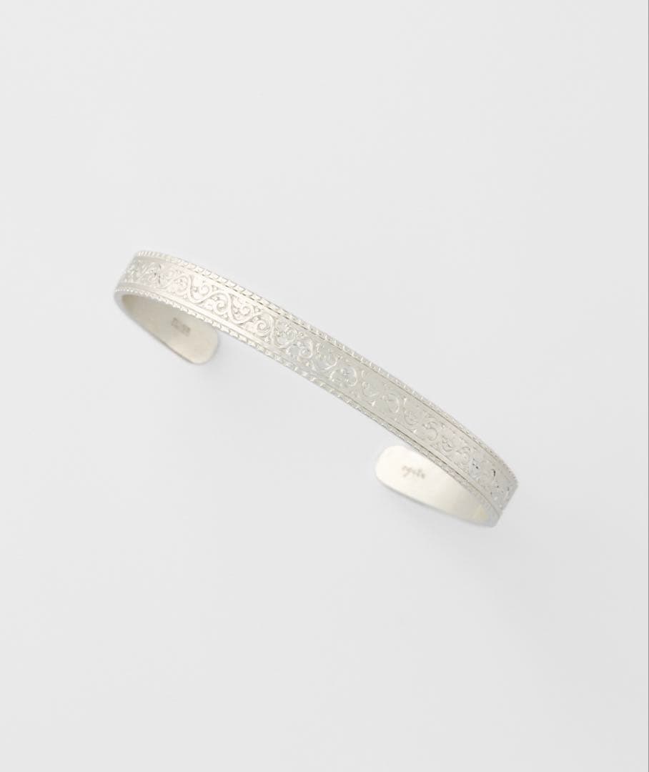 ［値下］新品未使用 Agete シルバー装飾バングル