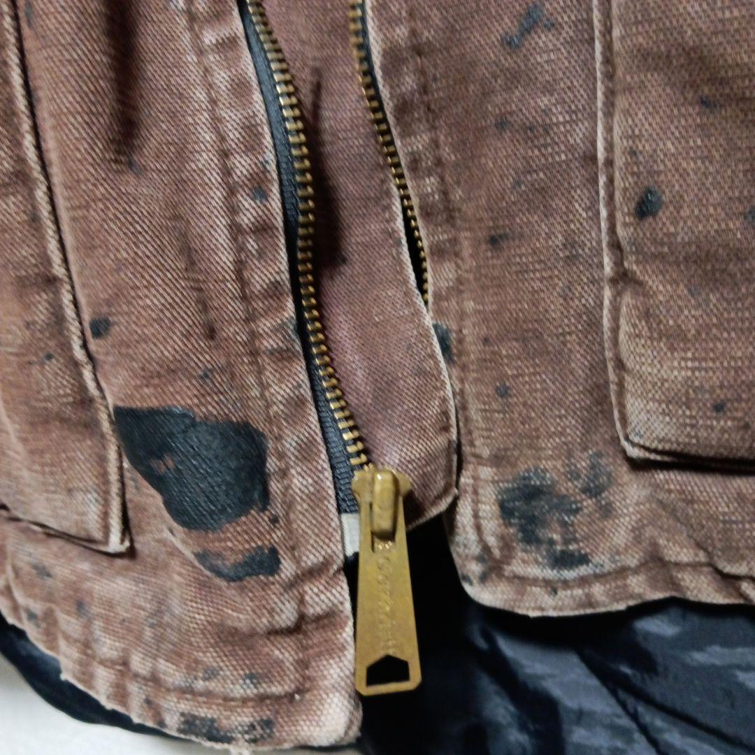 Carhartt ダック ベスト Lサイズ ブラウン カーハート