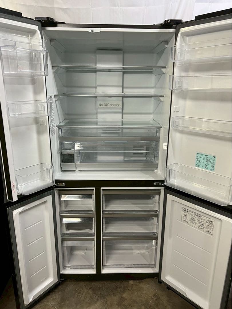 AQUA 4ドア冷蔵庫 AQR-TZ51H 2019年製512L 観音開き