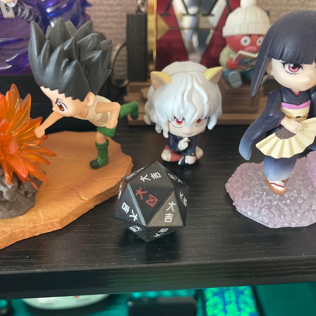 ハンターハンター　デスクフィギュア　ライセンスカード　リスキーダイス