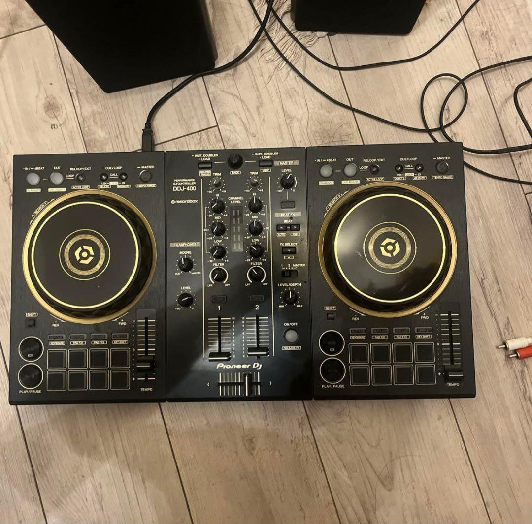 Pioneer DJ DDJ-400 DJコントローラー　スピーカー付属