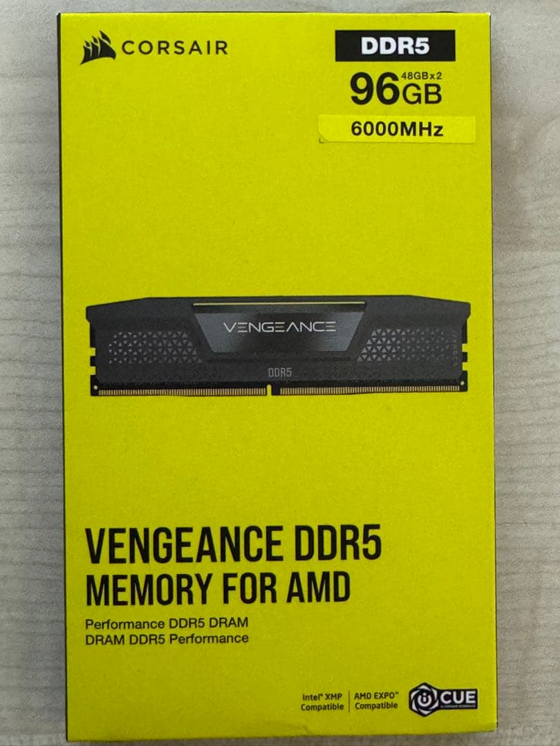 Corsair コルセア DDR5-6000MHz 96GB (48GB×2枚)