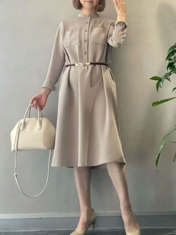 タグ付き未使用 ポールスチュアート ワンピース【ウォッシャブル】 ¥66,000