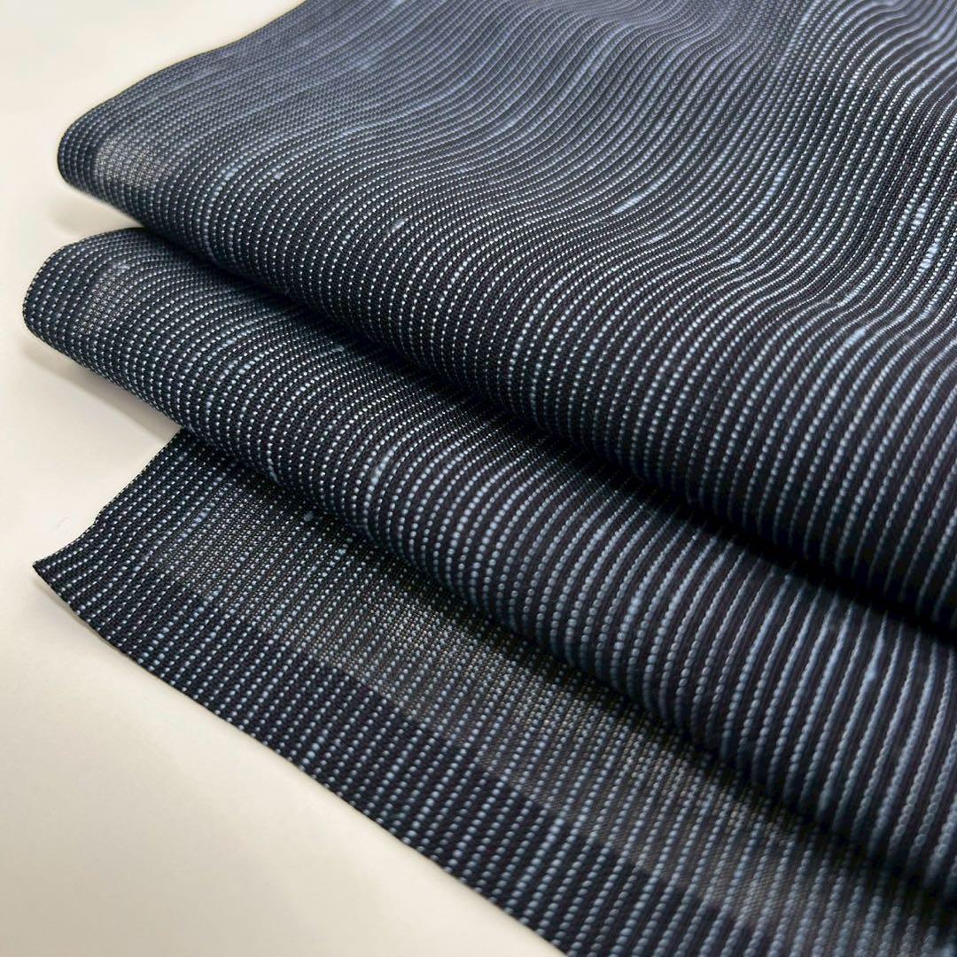 y*i様 身幅大きめ 夏着物 裄69.5紗織 藍染め やまとお誂え 希少サイズT