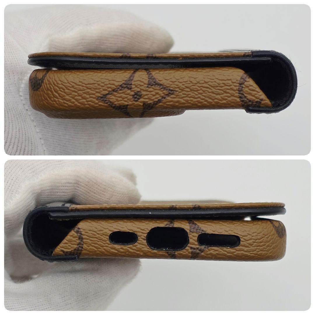 ✨美品✨ルイヴィトン iphone15pro 手帳型 ケース モノグラムリバース