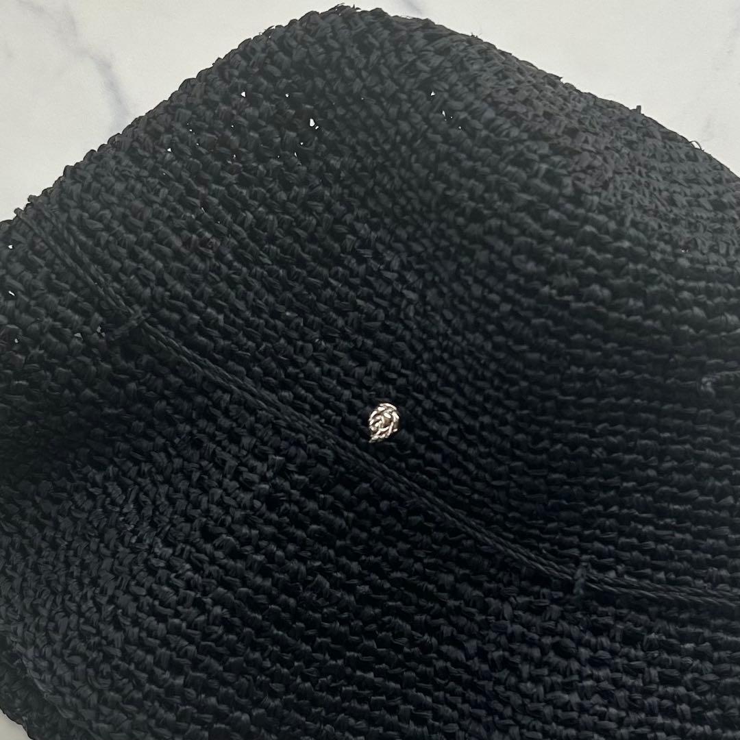 新品 ヘレンカミンスキー 麦わら帽子 ストローハット つば約10cm