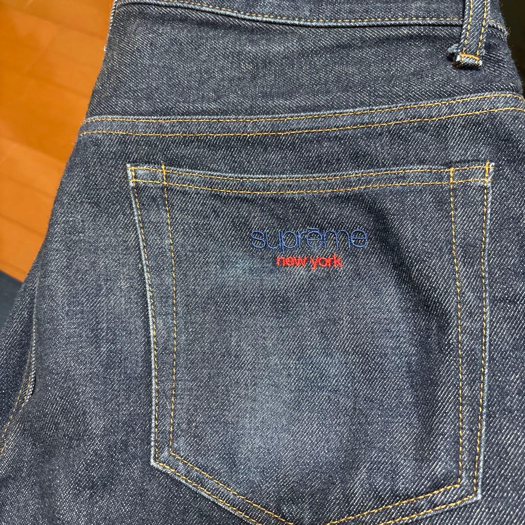 パンツ supreme baggy jean rigid indigo size30