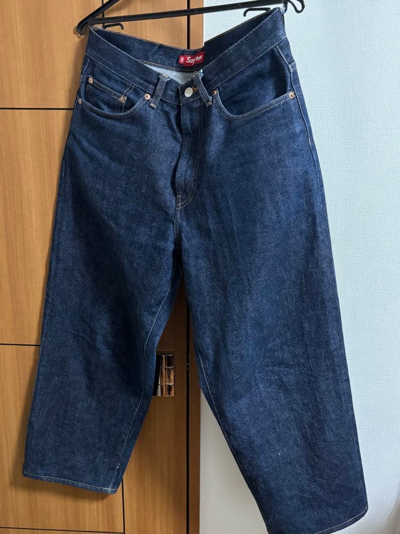 パンツ supreme baggy jean rigid indigo size30