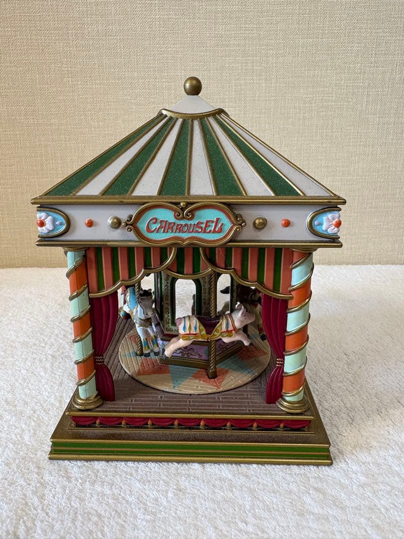 むらいこうじ　オルゴール　回転木馬　カルーセル　箱あり【ジャンク品】