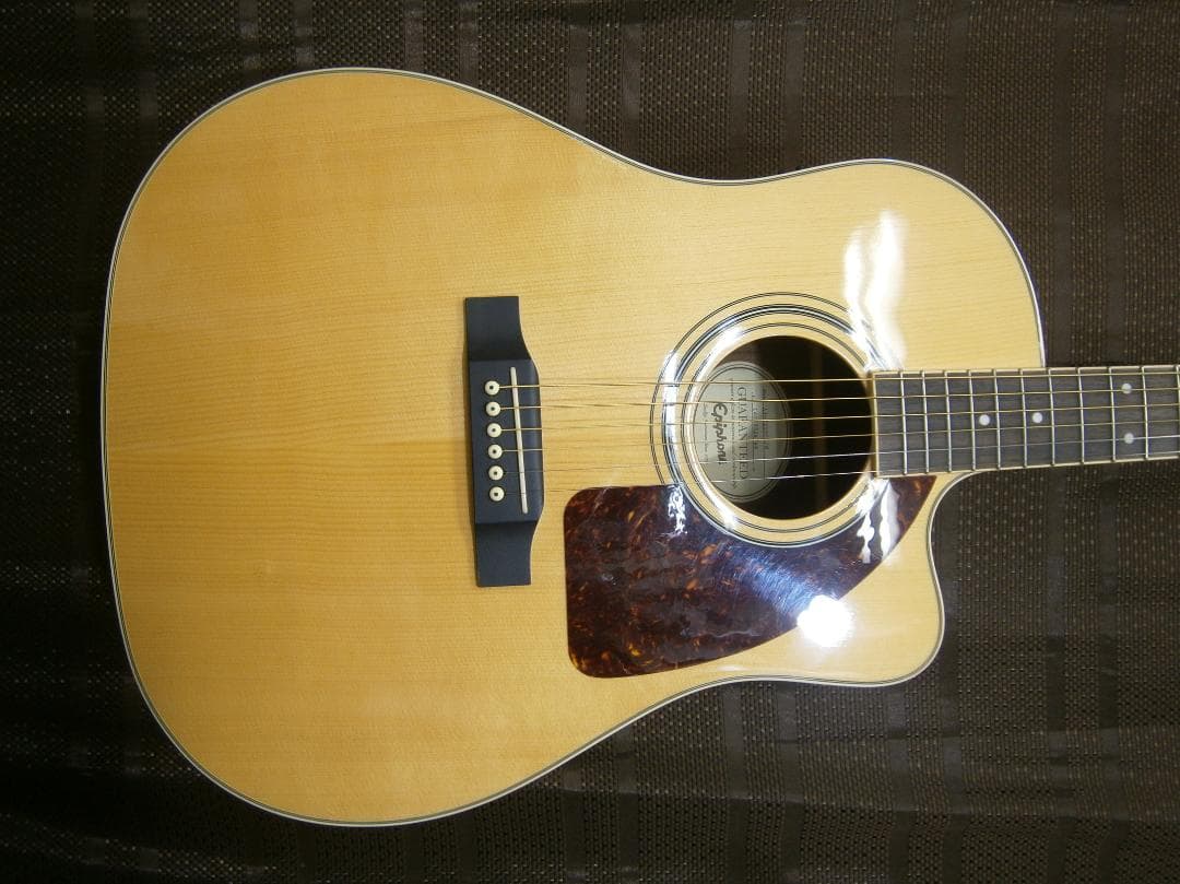 期間限定特価・エピフォン＜AJ-220SCE＞トップ単板・エレアコ