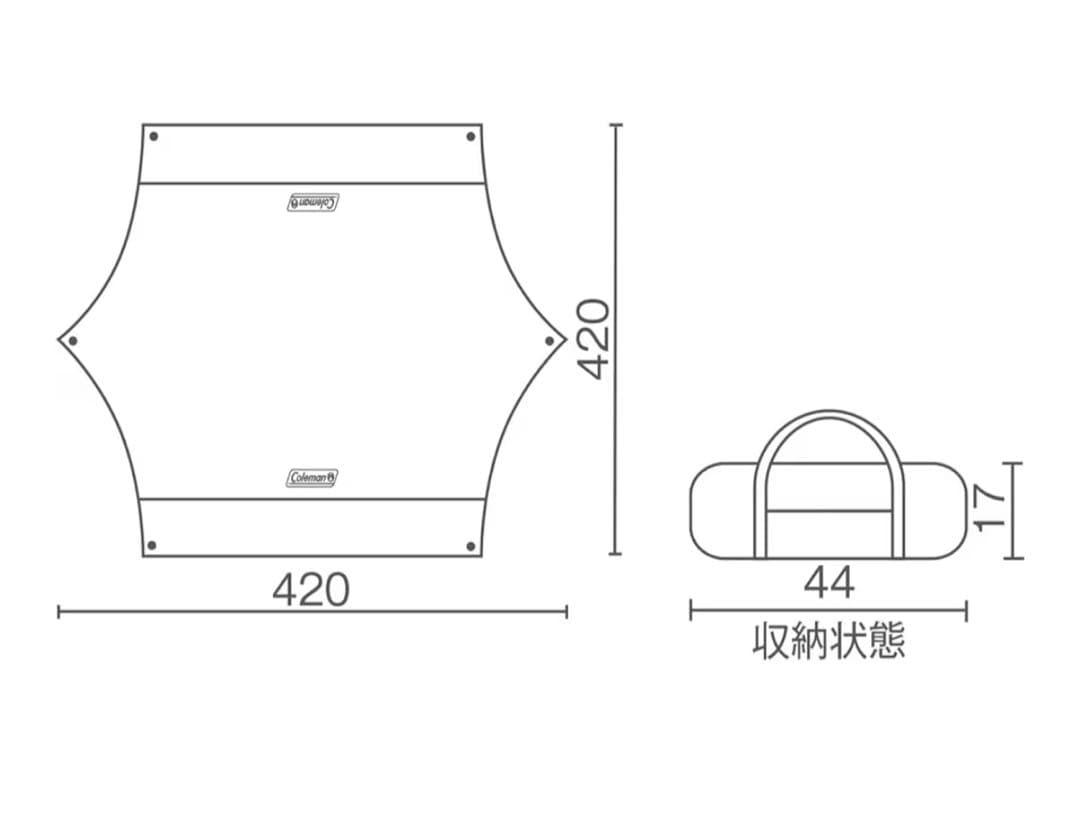 Coleman タープ ヘキサライト