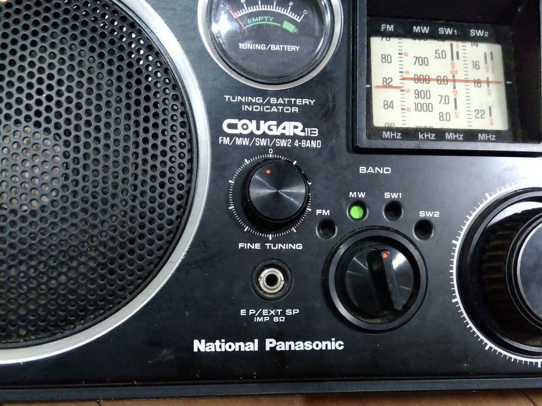 National COUGAR 13 ラジオ ジャンク品　ＲＦ-1130