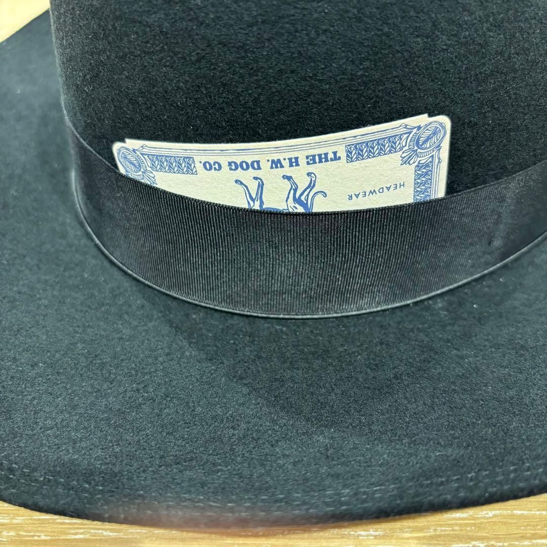 【新品】THE H.W DOG＆CO. FRONT-H HAT サイズ38 黒