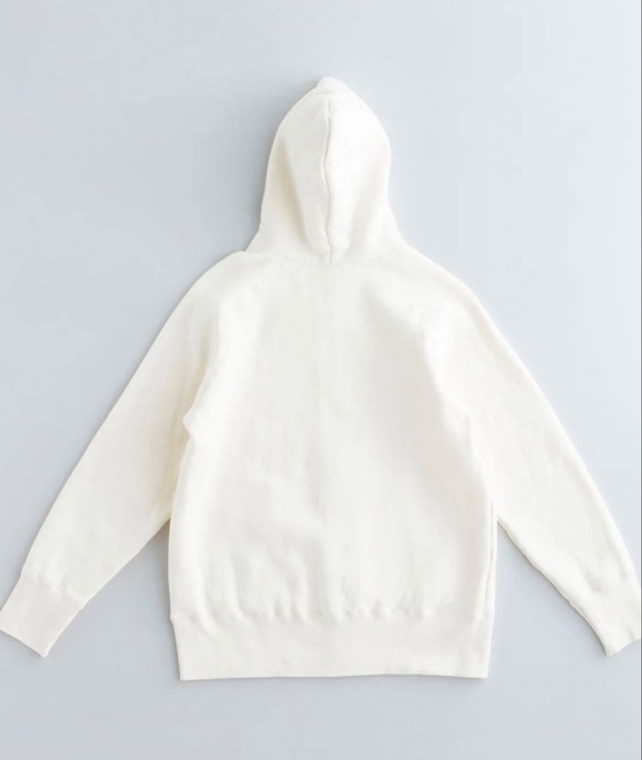 アトリエナルセ☆ コットン吊裏毛スウェットパーカー☆アイボリー