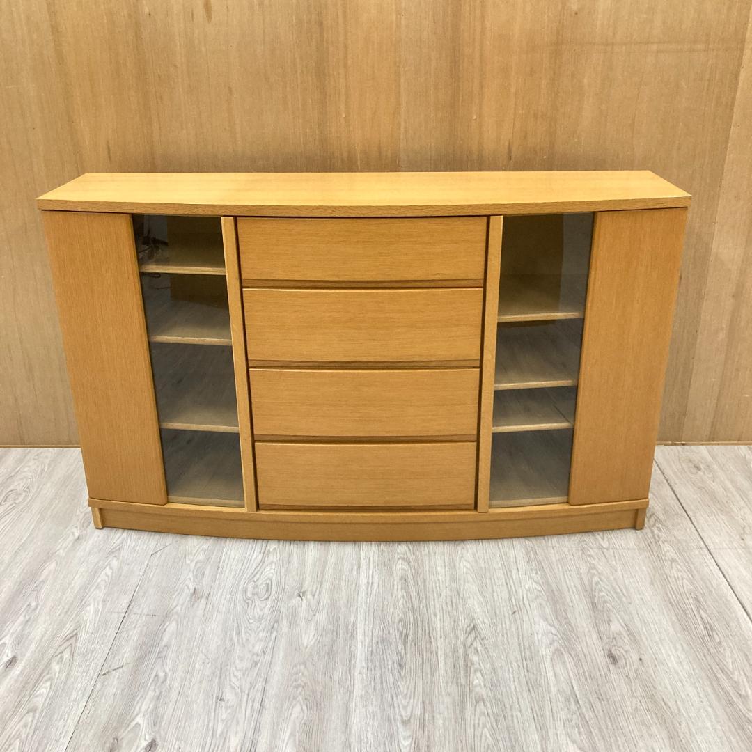 サイドボード　キャビネット　4段引き出し　収納　テレビ台　150ｃｍ