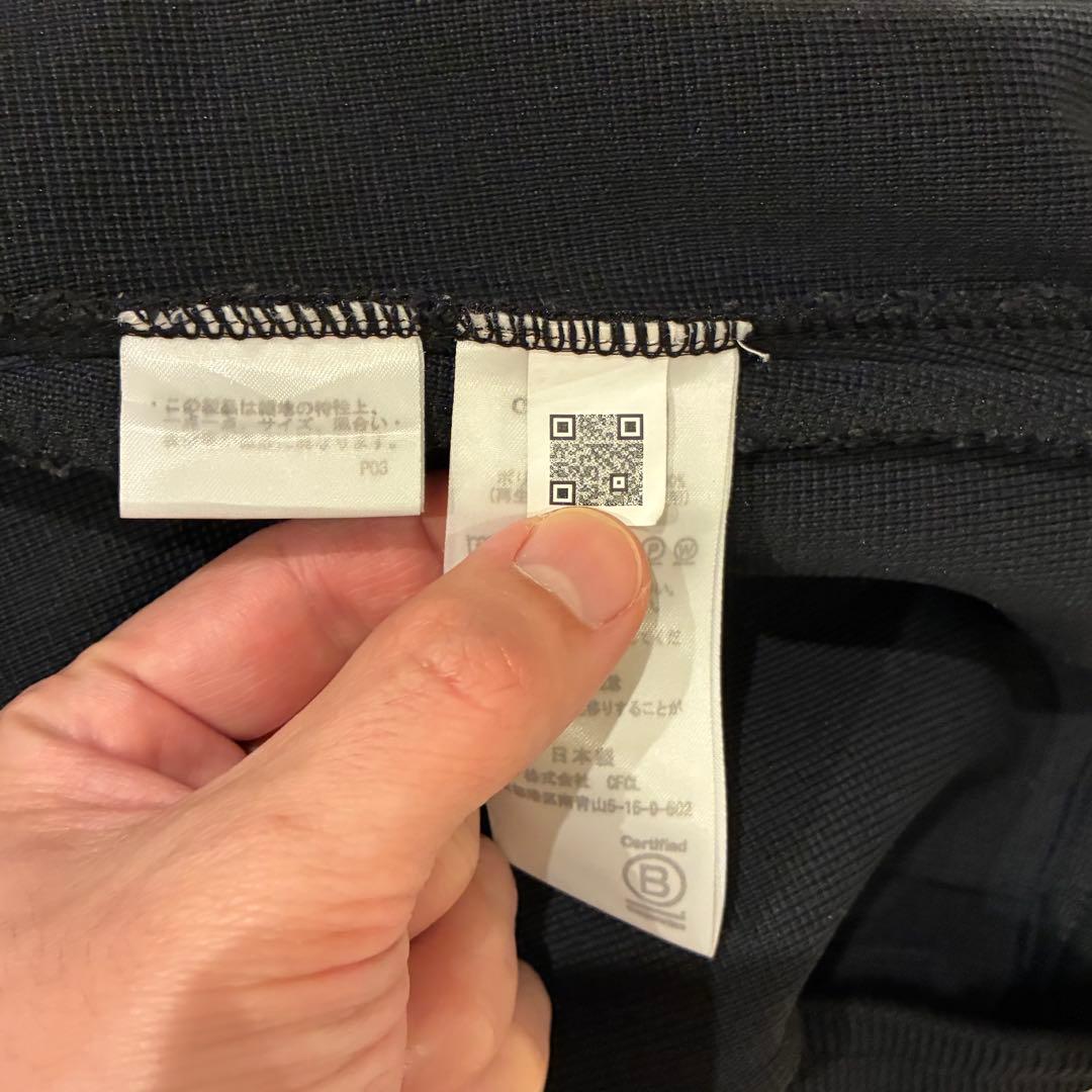 パンツ CFCL MILAN RIB STRAIGHT PANTS BLACK 3