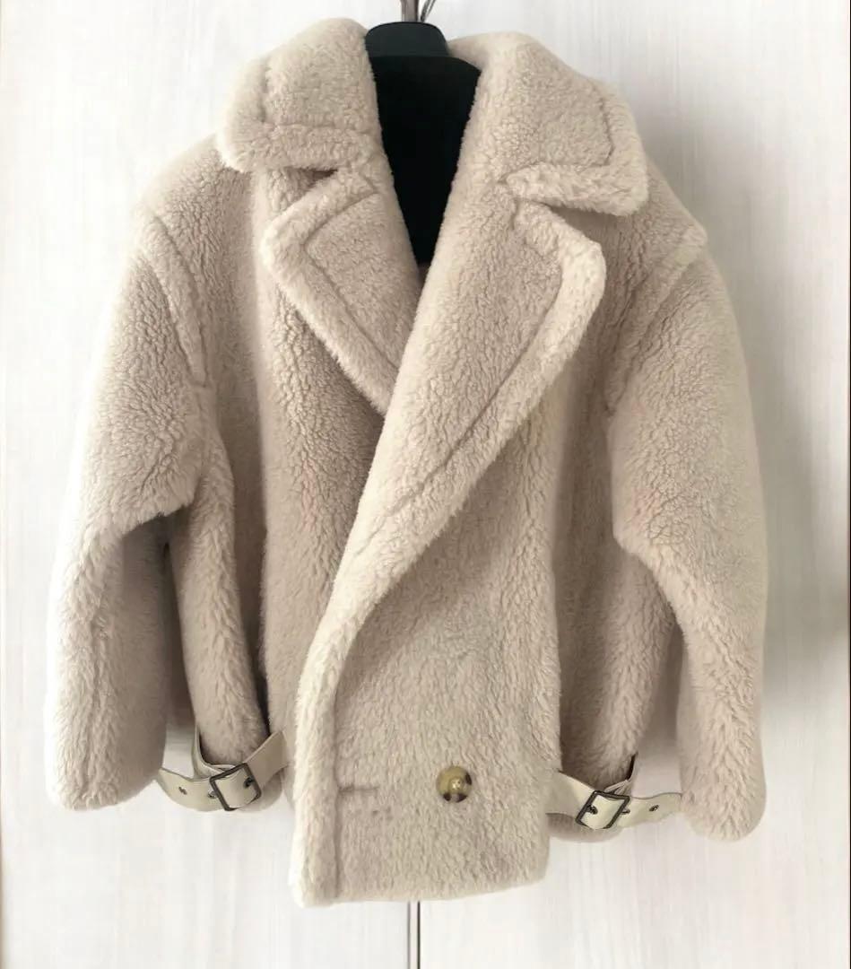 格安価格❕Rnyroom ボア テディベア ファーコート　ライトブラウン　M