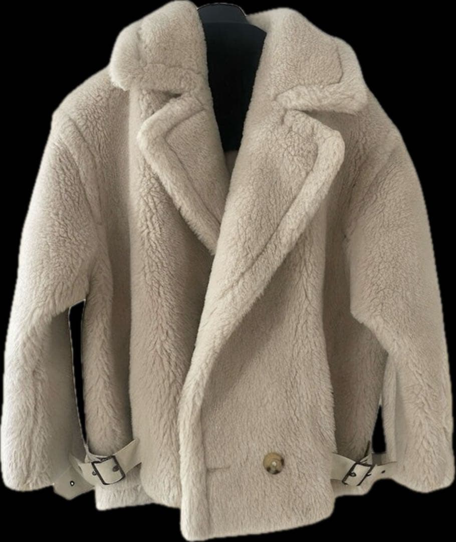 格安価格❕Rnyroom ボア テディベア ファーコート　ライトブラウン　M