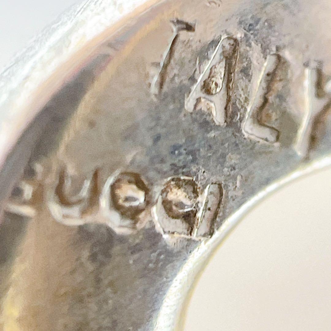 グッチ　ヴィンテージ　フック　コンビ　バングル　ブレスレット　925 750