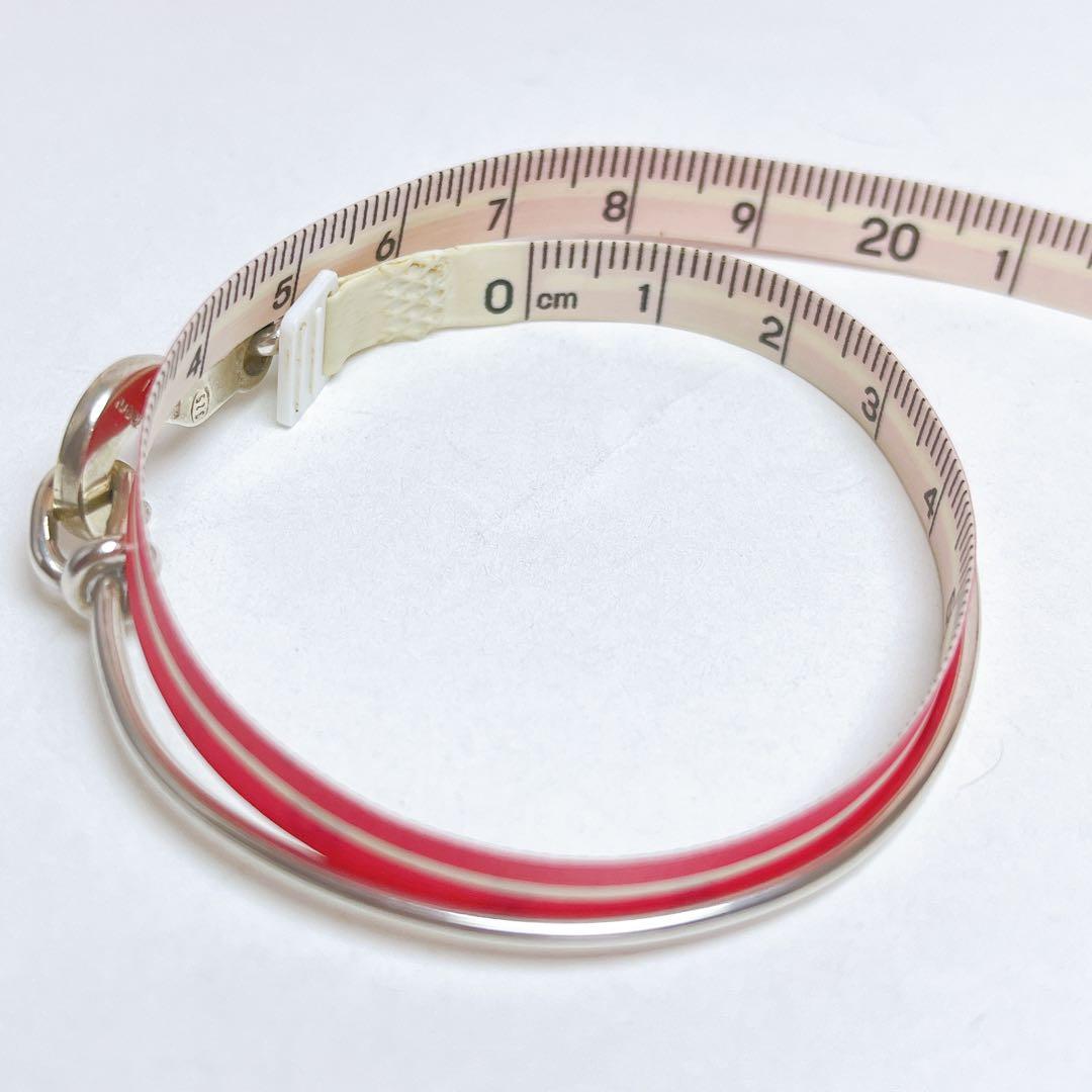 グッチ　ヴィンテージ　フック　コンビ　バングル　ブレスレット　925 750