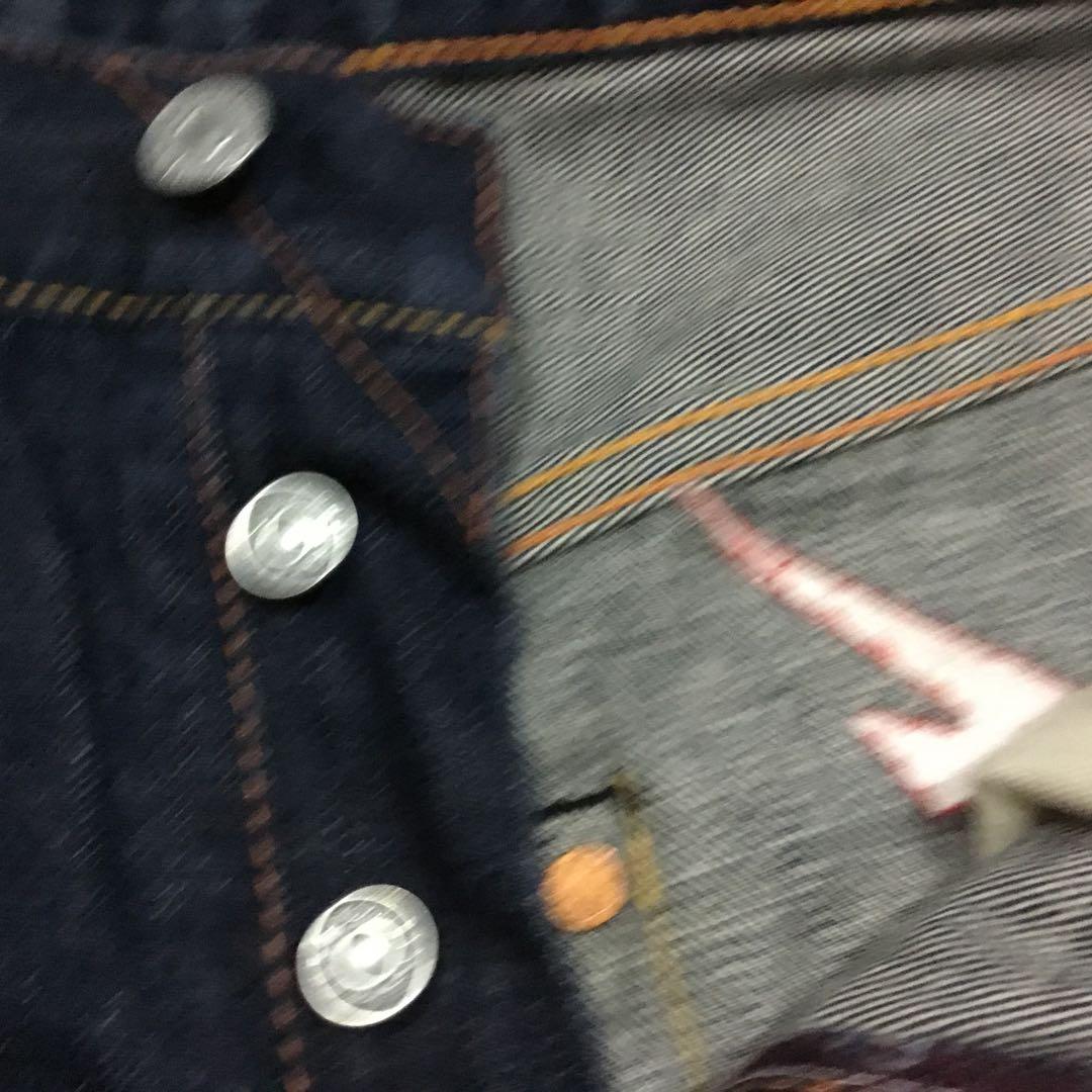 ✨希少✨EVISU 2001 デニムショートパンツ サイズ33 赤刺繍 戎魂