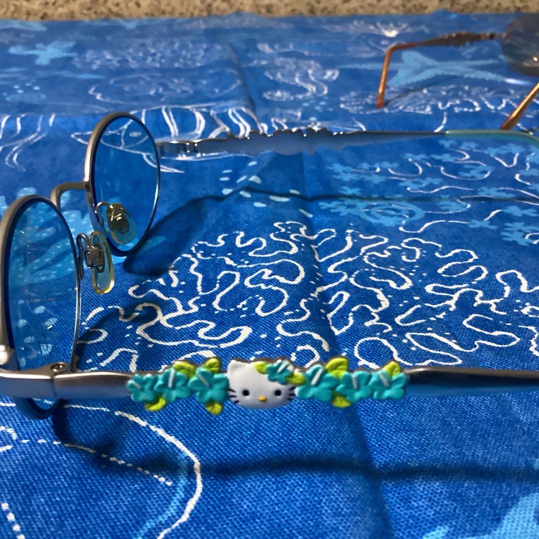 3379ハローキティサングラスハイビスカスUVカット