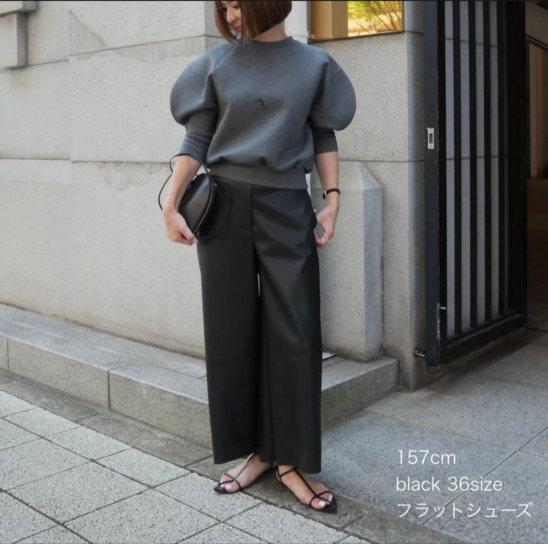 Heve ヘイヴ　rubber pants ラバーパンツ　ブラック　36 美品