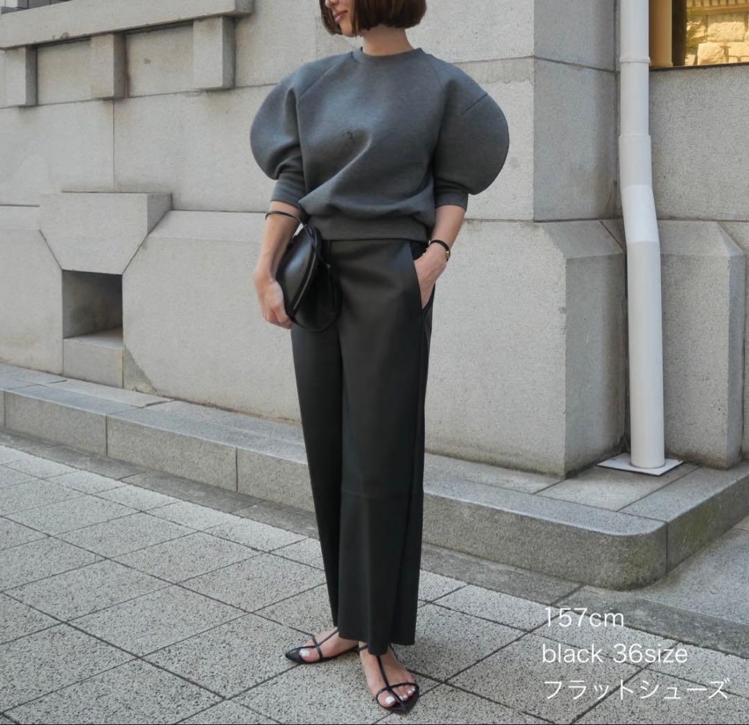 Heve ヘイヴ　rubber pants ラバーパンツ　ブラック　36 美品