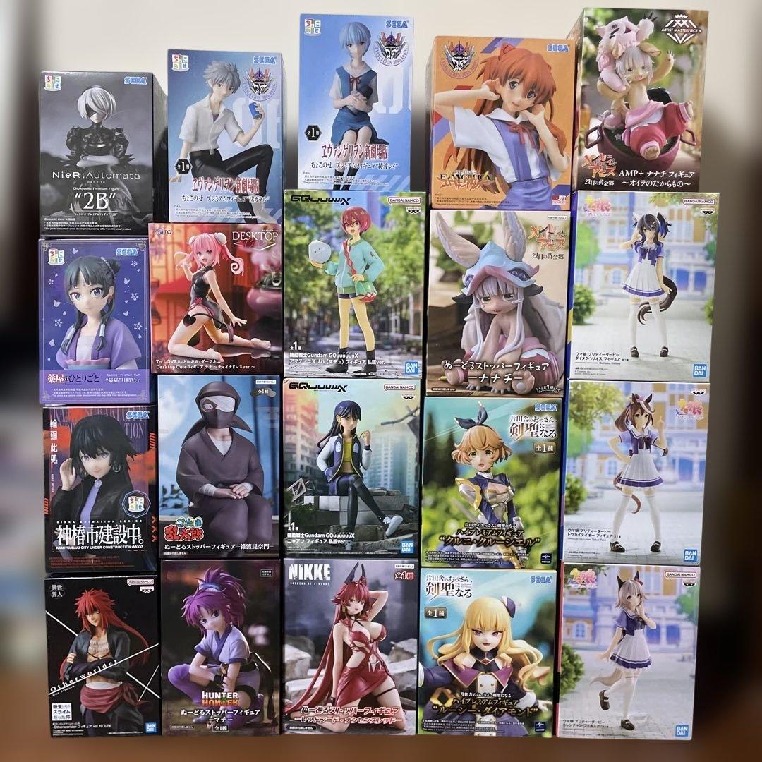 美少女フィギュアなど まとめ売り 20体セット プライズ 未開封 多数