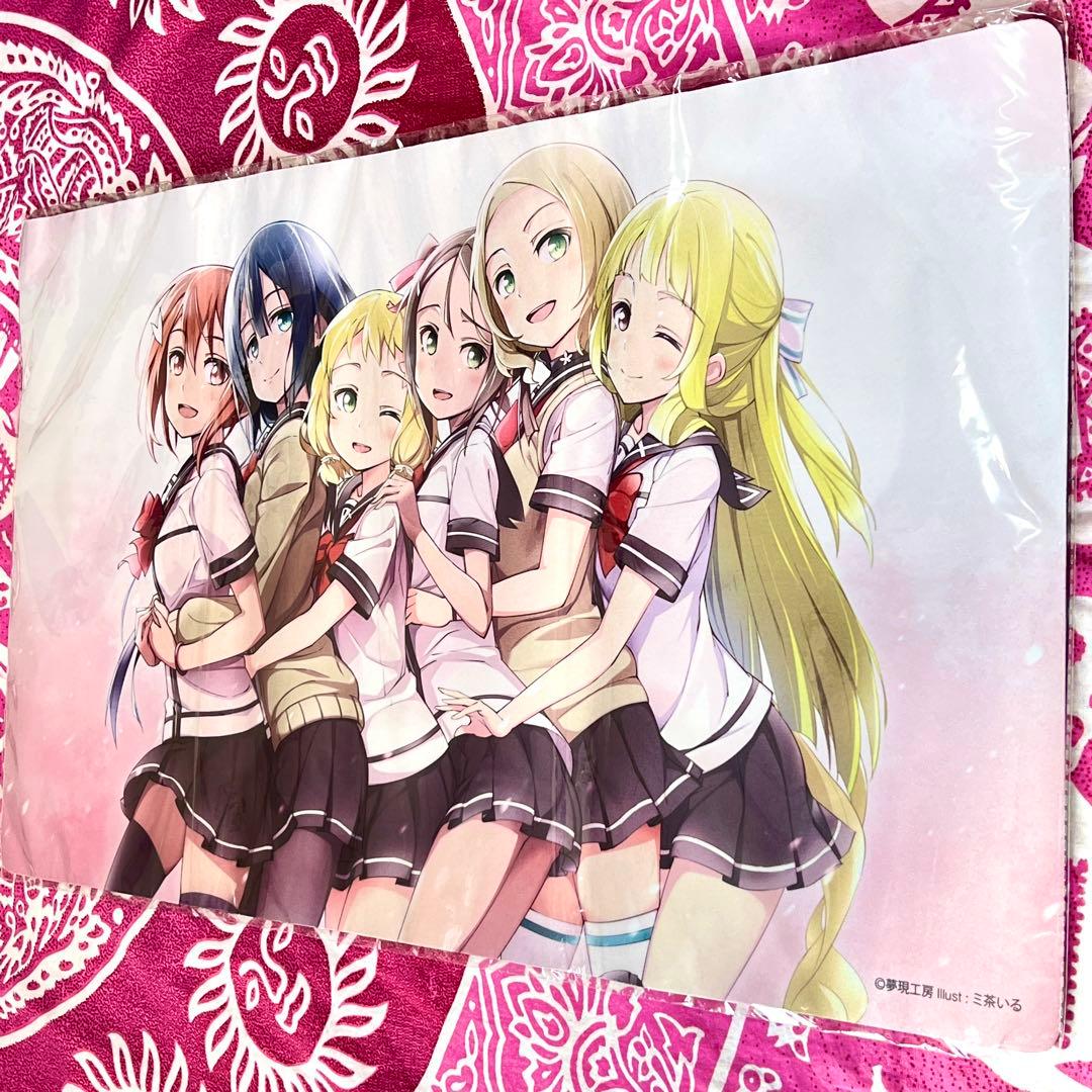【超貴重】結城友奈は勇者である 友奈 美森 園子 制服 夢現工房 プレイマット