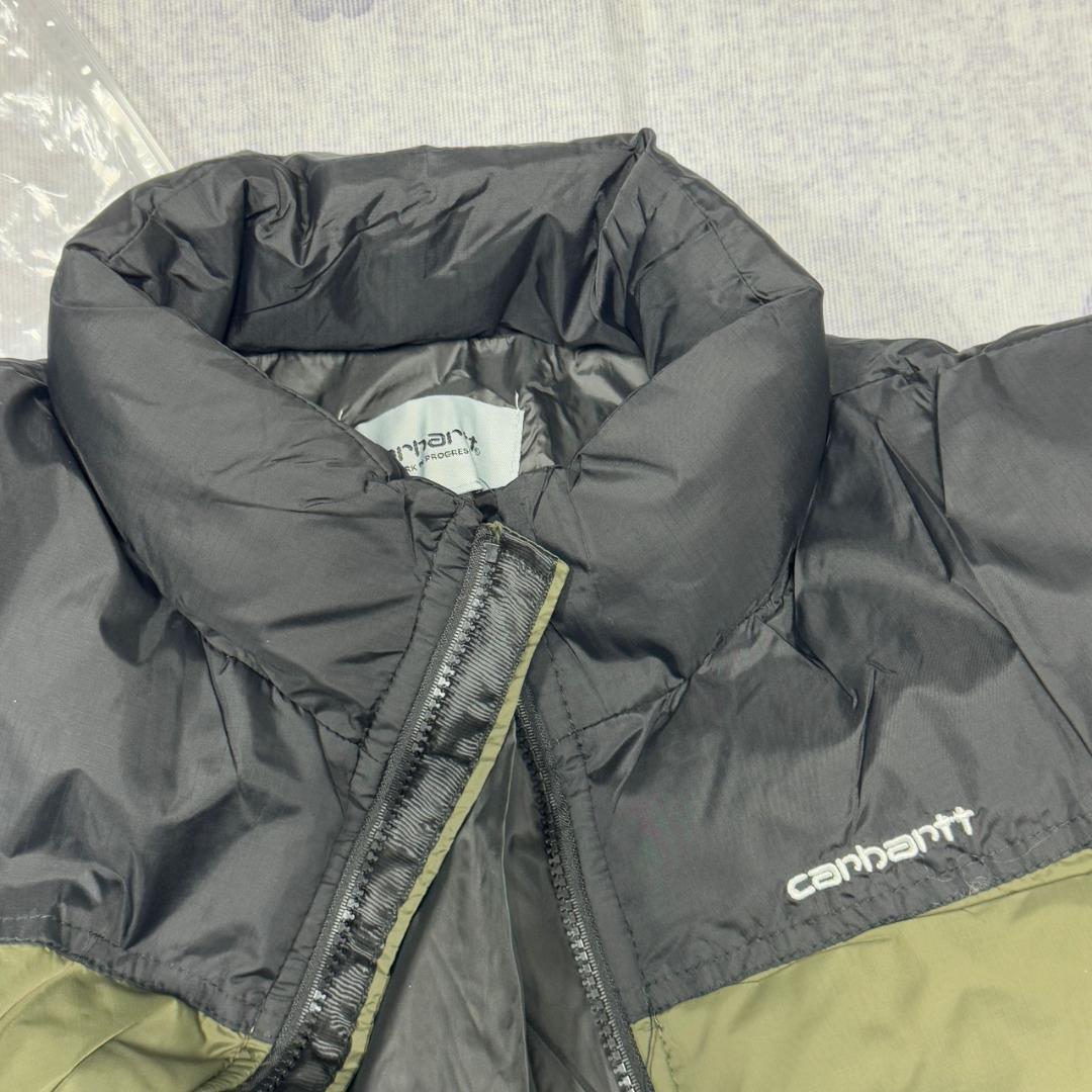 ダウンジャケット オリーブグリーン/ブラック