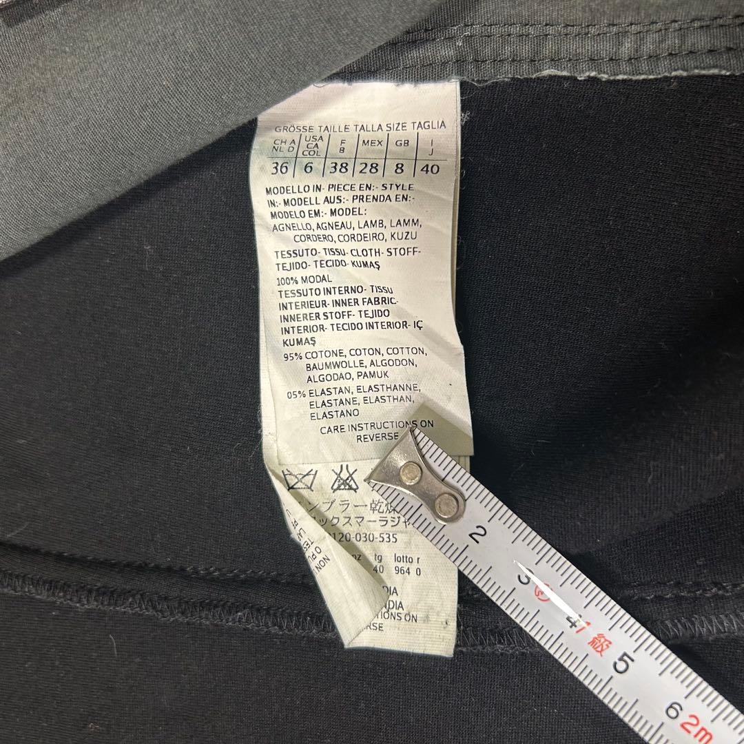 ★ほぼ未使用品★ WEEKEND MaxMara ノーカラー レザージャケット