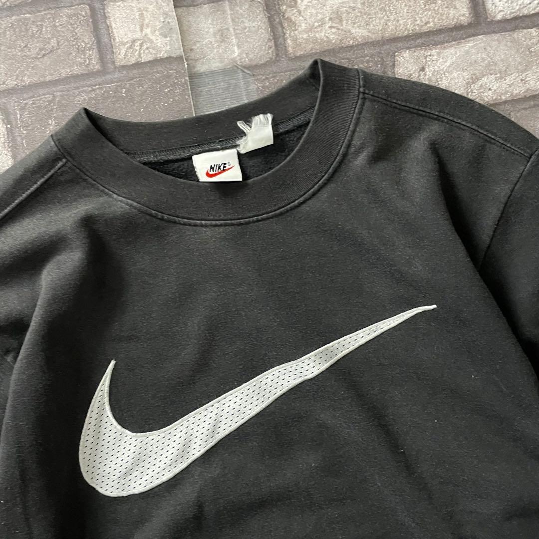 トップス 90's OLD NIKE short sweat shirt Black