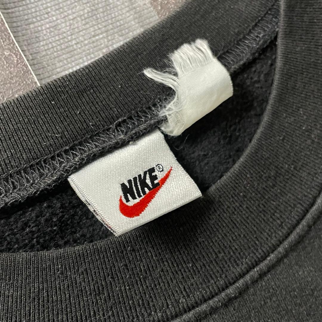 トップス 90's OLD NIKE short sweat shirt Black