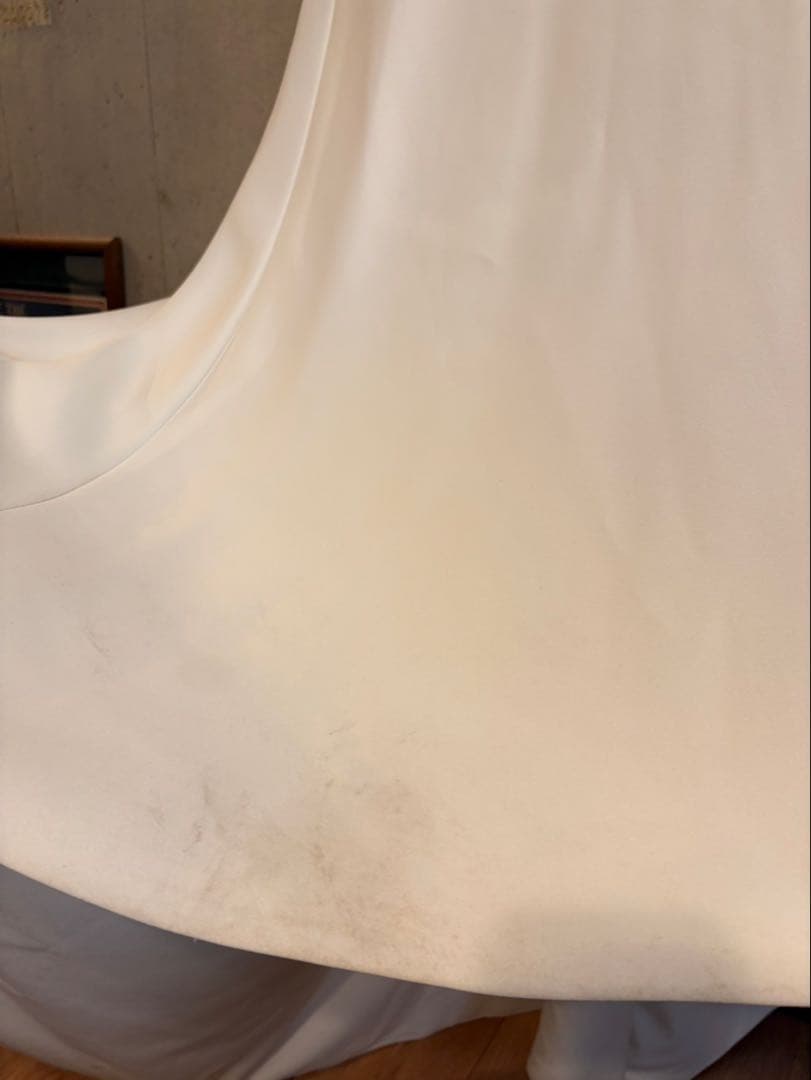 DRESS PRODUCTION オフショルダー Aラインドレス ホワイト