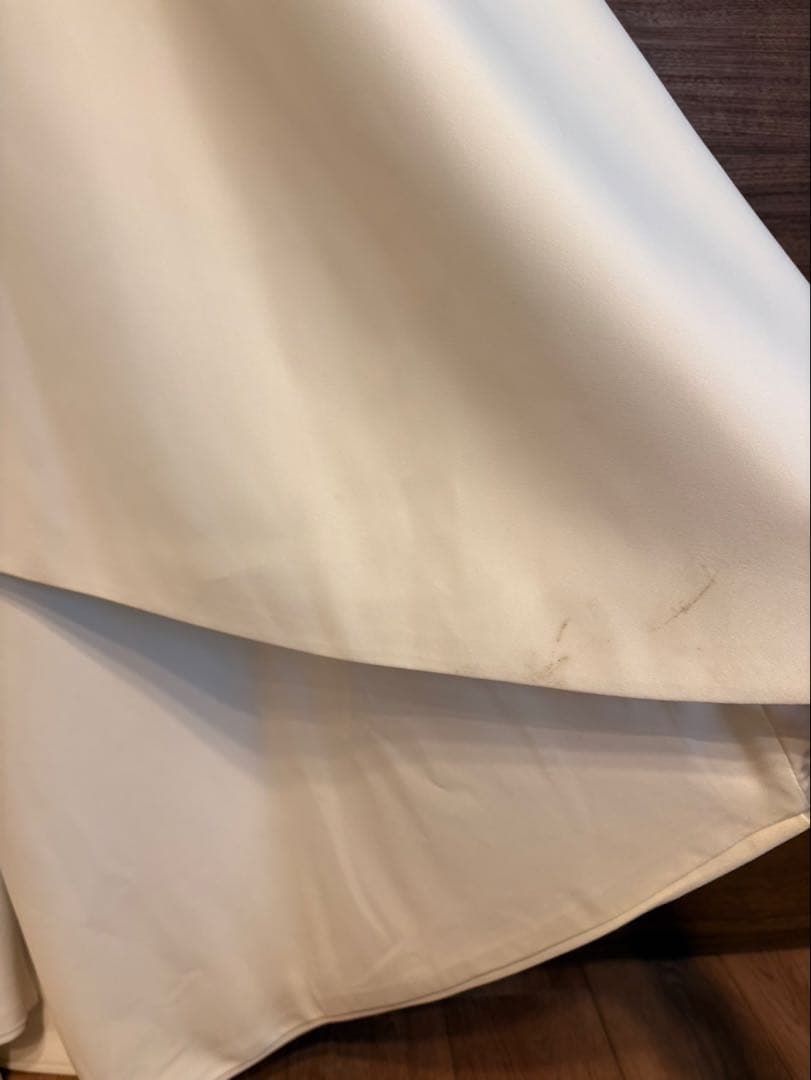 DRESS PRODUCTION オフショルダー Aラインドレス ホワイト